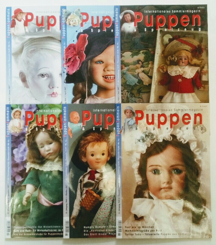 Wohlfarth, Frank: Puppen & Spielzeug - Internationales Sammlermagazin 32. Jahrgang 2007 6 Hefte, komplett.