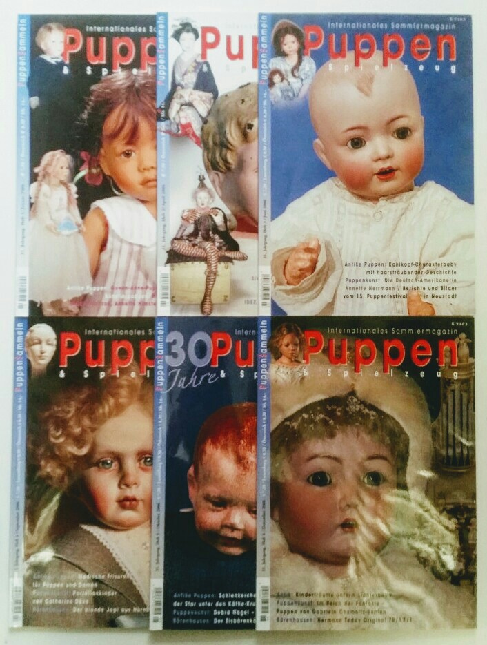 Wohlfarth, Frank: Puppen & Spielzeug - Internationales Sammlermagazin 31. Jahrgang 2006 6 Hefte, komplett.