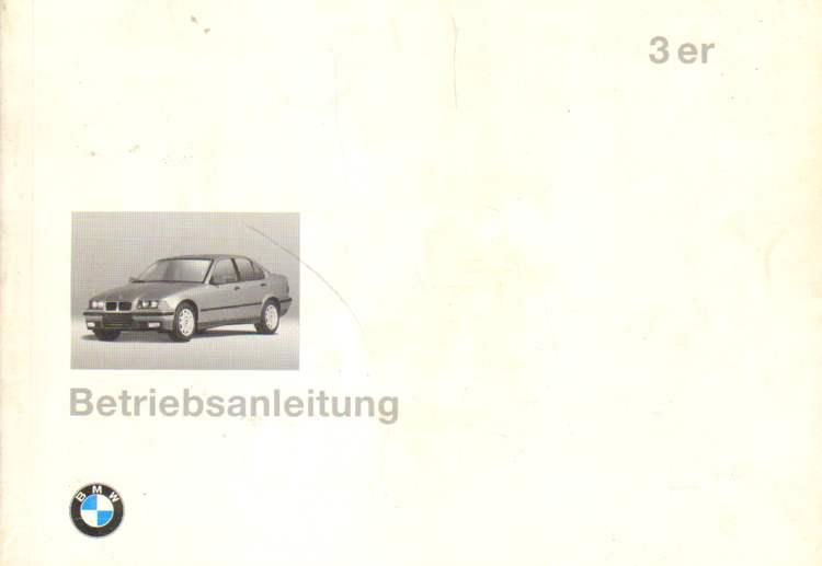 Betriebsanleitung BMW 3er.