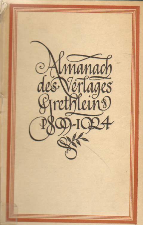 Almanach des Verlages Grethlein.