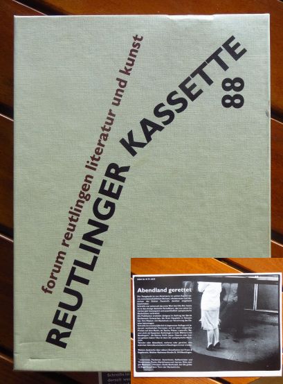 Reutlinger Kassette 88. Eine Art Almanach. Herausgegeben von Günther Rossipaul