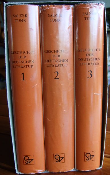 Salzer, Anselm:  Geschichte der deutschen Literatur : in 3 Bd. 