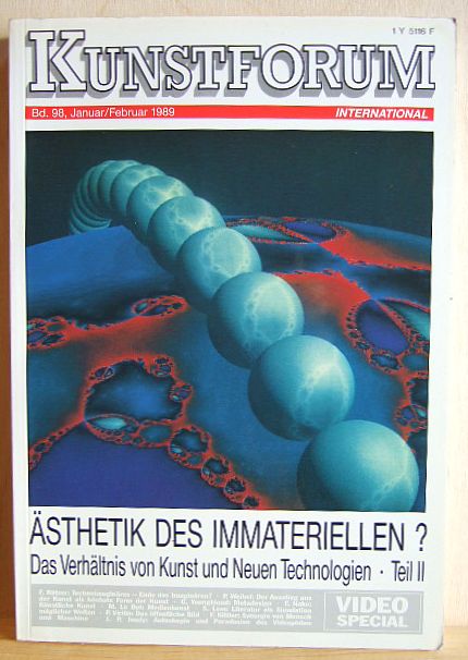 Bechtloff (Hrsg.), Dieter:  Kunstforum International Bd. 98, Januar/Februar 1989: 