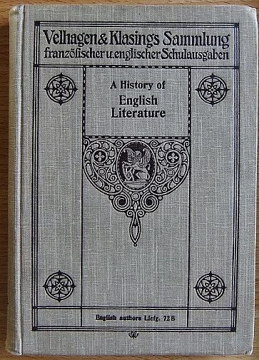 A History of English Literature - Band 72B - Englische Sprache 7. Aufl.