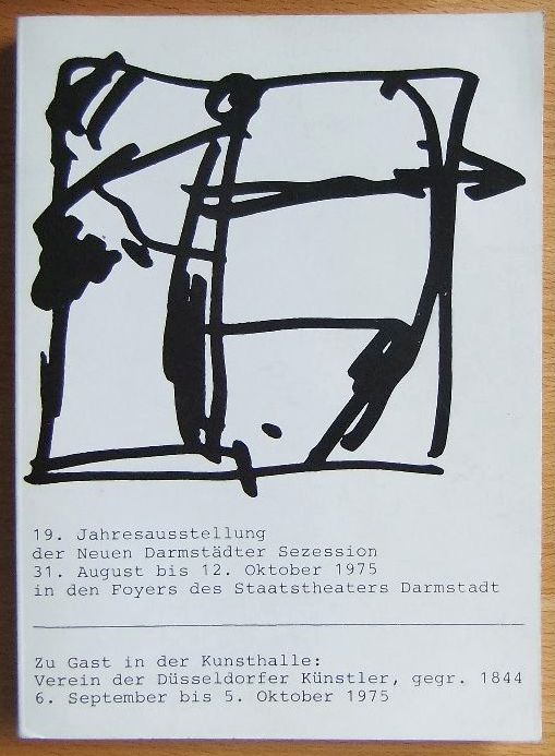 Palesch [Katalogredaktion], Liane:  19. Jahresausstellung der Neuen Darmstdter Sezession 31. August bis 12, Oktober 1975 in den Foyers des Staatstheaters Darmstadt. 