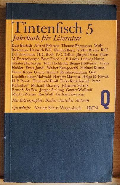 Wagenbach (Herausgeber), Klaus und Michael Krger:  Tintenfisch 5. 