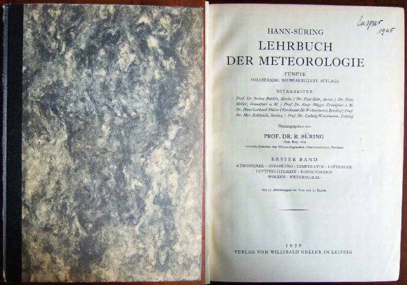 Sring, R.:  Lehrbuch der Meteorologie 