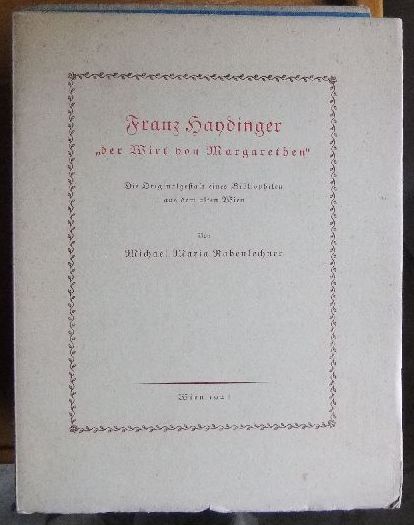 Rabenlechner,  Michael Maria:  Franz Handinger 
