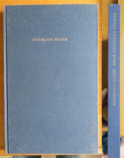 Hesse, Hermann:  Neue deutsche Bcher 
