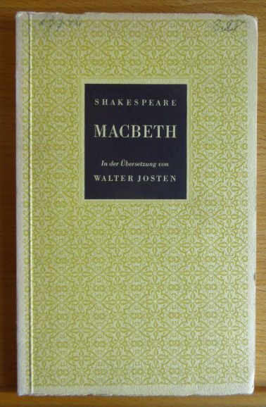 Shakespeare, William und Walter Josten:  Macbeth. 