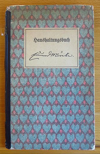 Eggert  Windeck, Walther (Hrsg.):  Eduard Mrikes Haushaltungsbuch. 