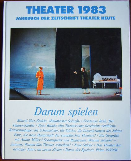   Theater 1983: Darum spielen. 