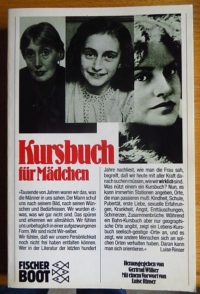 Wilker, Gertrud [Hrsg.]:  Kursbuch fr Mdchen. 