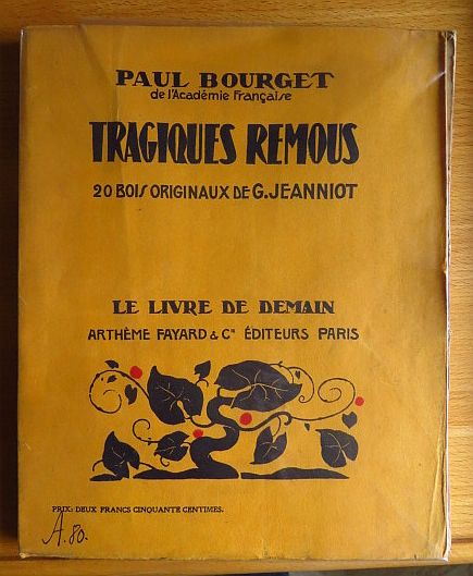 Bourget, Paul und G. (Illustr.) Jeanniot:  Tragiques Remous 
