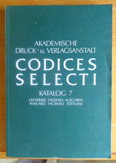 Presser, Helmut [Bearb.]:  Codices Selecti. Katalog 7. 
