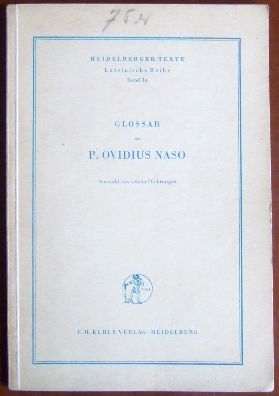 Hiedell, Dr. Heinrich:  Glossar zu P. Ovidius Naso 
