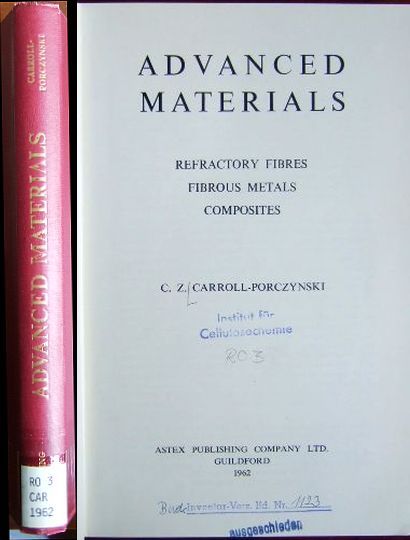 Carroll-Porczynski, C. Z.:  Advanced Materials 