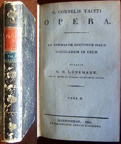 Tacitus, C. Cornelius:  C. Cornelii Taciti Opera, Pars II 