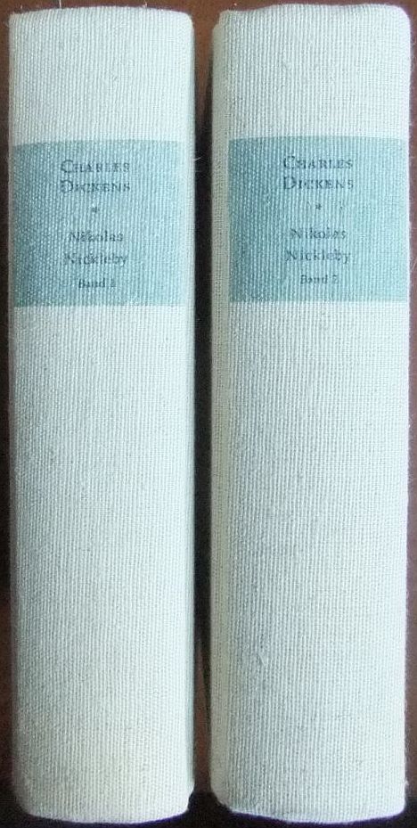 Dickens, Charles:  Nikolas Nickleby 2 Bde. 