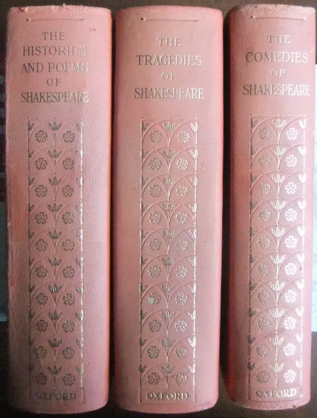 Shakespeare, William:  The Comedies of Shakespeare / The Tragedies of Shakespeare / The Histories and Poems of Shakespeare. 3 Bde. 
