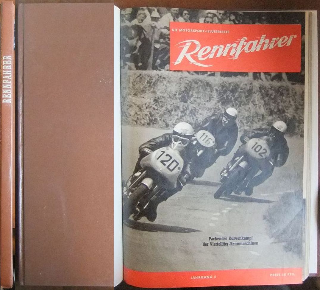 Rennfahrer: Die Motorsport-Illustrierte. 8 Hefte