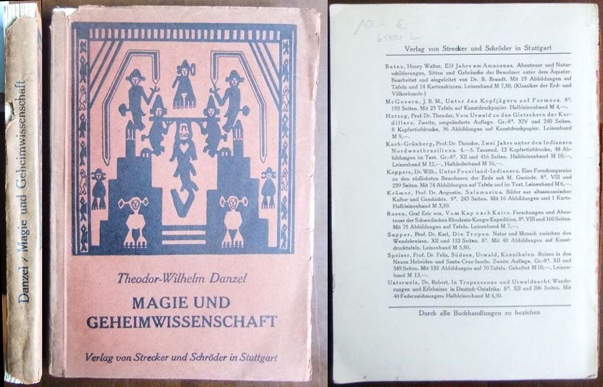 Danzel, Theodor Wilhelm (Verfasser):  Magie und Geheimwissenschaft in ihrer Bedeutung fr Kultur und Kulturgeschichte. 