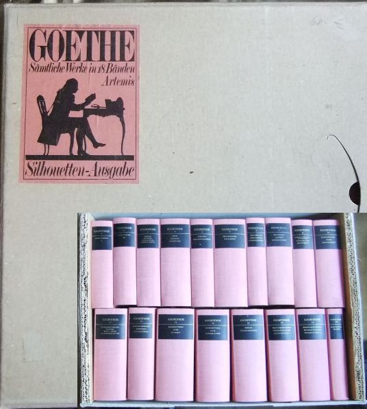 Goethe, Johann Wolfgang von:  Smtliche Werke in 18 Bnden. 