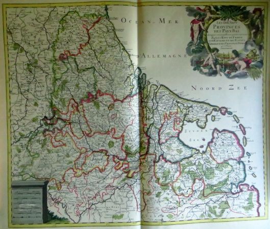 Valck, Gerardus:  Die 17 Provinzen der Niederlande [um 1670] 