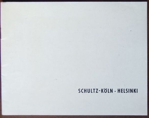 Schultz-Kln:  Schultz-Kln: Gemlde  - Keramiken. 
