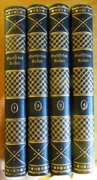 Keller, Gottfried:  Ausgewhlte Werke : [4 Bde]. 