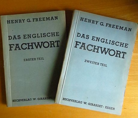 Freeman, Henry George:  Das englische Fachwort. 