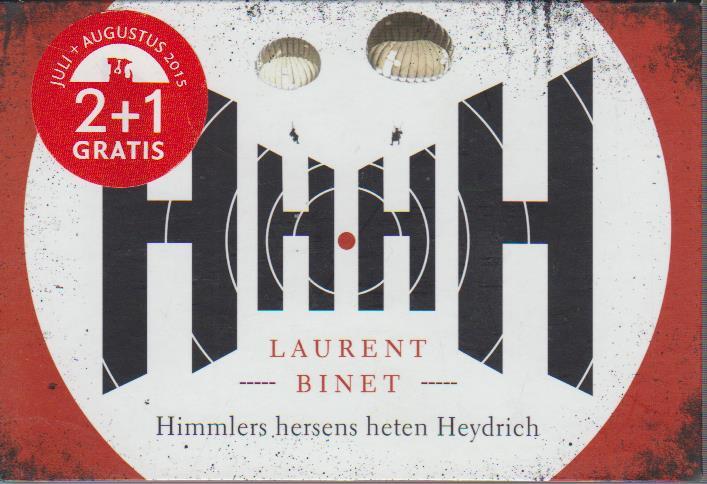 HhhH: Himmlers hersens heten Heydrich (Dwarsligger, Band 312)  1. Auflage - Binet, Laurent und van Nes Liesbeth