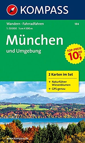 München und Umgebung: Wander- und Biketouren. 2-teiliges Set mit Naturführer. GPS-genau. 1 : 50 000 - KOMPASS-Karten, GmbH