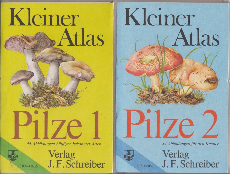 Kleiner Atlas: Pilze 1 und 2. (2 Bände). - Feustel, Hanns und Hermann Fay