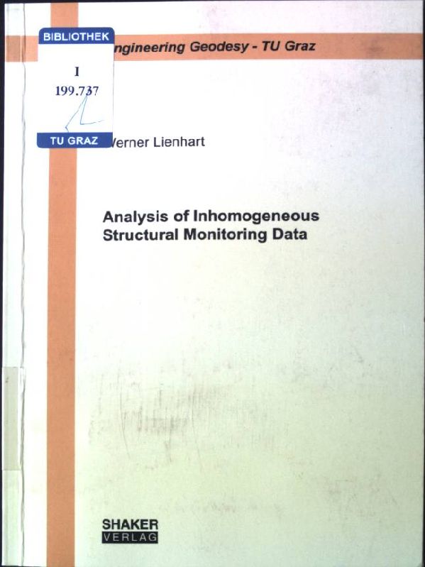 Analysis of inhomogeneous structural monitoring data. - Lienhart, Werner
