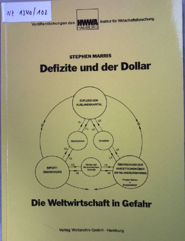Defizite und der Dollar : d. Weltwirtschaft in Gefahr. Veröffentlichungen des HWWA-Institut für Wirtschaftsforschung, Hamburg - Marris, Stephen