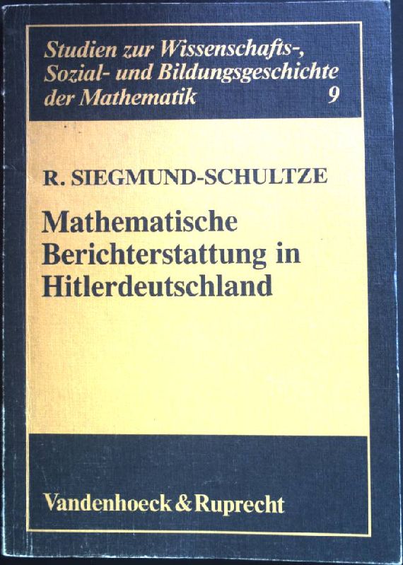 Mathematische Berichterstattung in Hitlerdeutschland : Der Niedergang des 