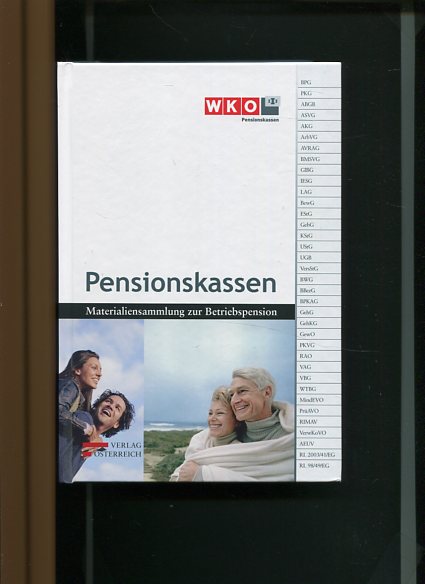 Reiner, Michael: Pensionskassen - Materialiensammlung zur Betriebspension - mit beiliegender CD. Fachverband der Pensionskassen als Herausgeber. Erstauflage, EA