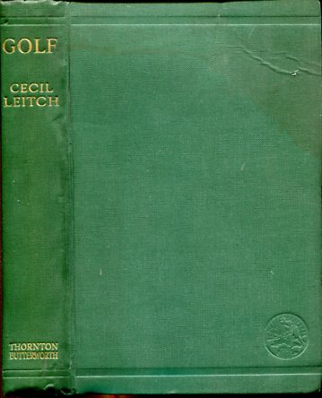Leitch, Cecil: Golf. with fifty action and other Photographs. first edition