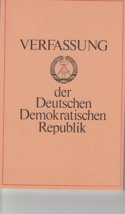   Verfassung der Deutschen Demokratischen Republik 