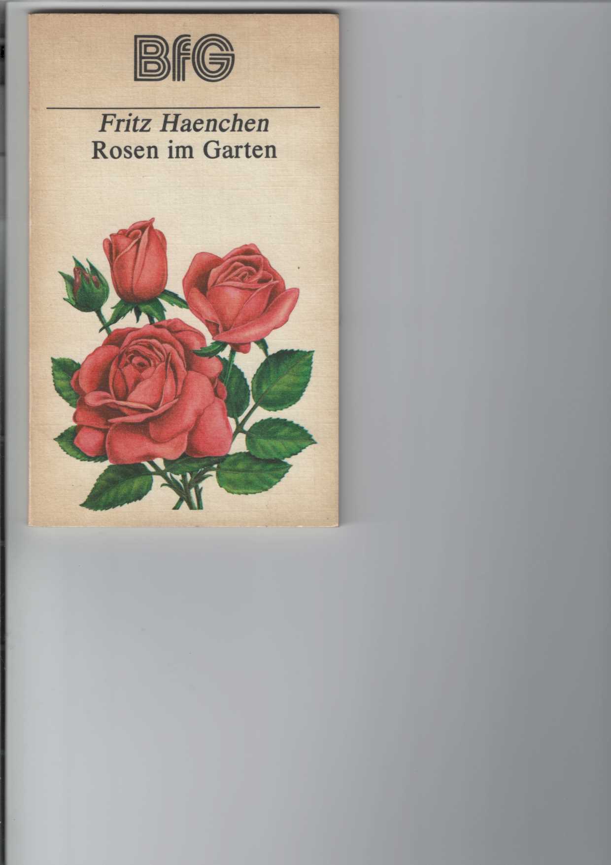 Haenchen, Fritz:  Rosen im Garten. 