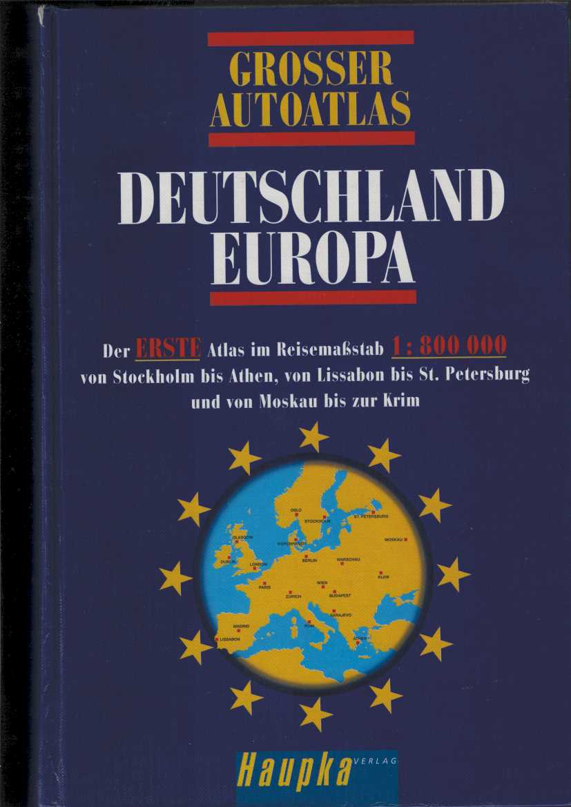 Großer Autoatlas - Deutschland / Europa. 1994/95.