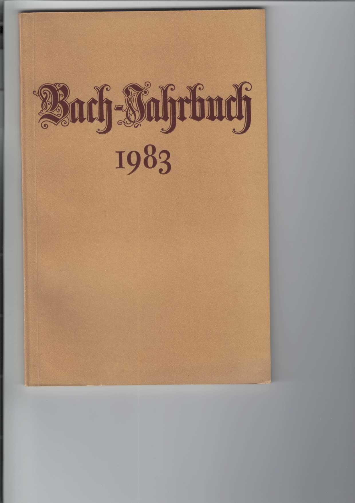   Bach-Jahrbuch 1983. 
