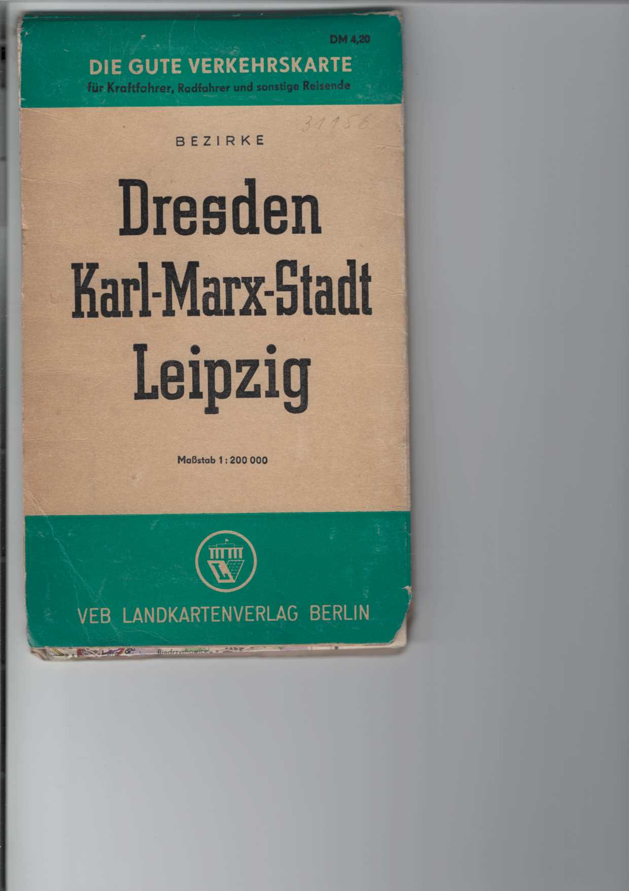   Bezirke Dresden - Karl-Marx-Stadt - Leipzig. 