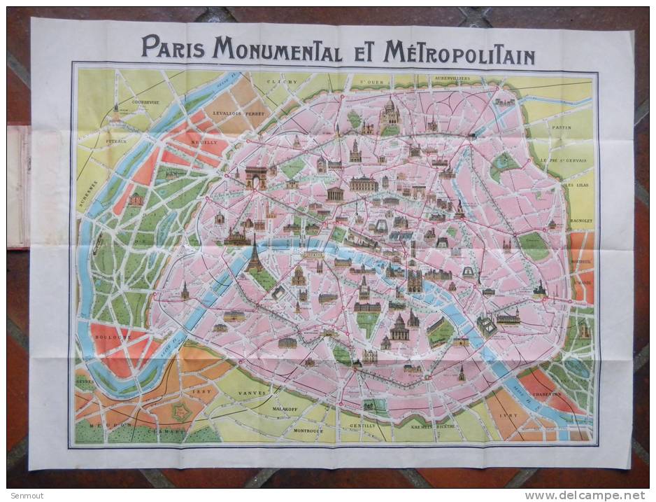 Paris monumental et métropolitain / Paris et ses Environs.