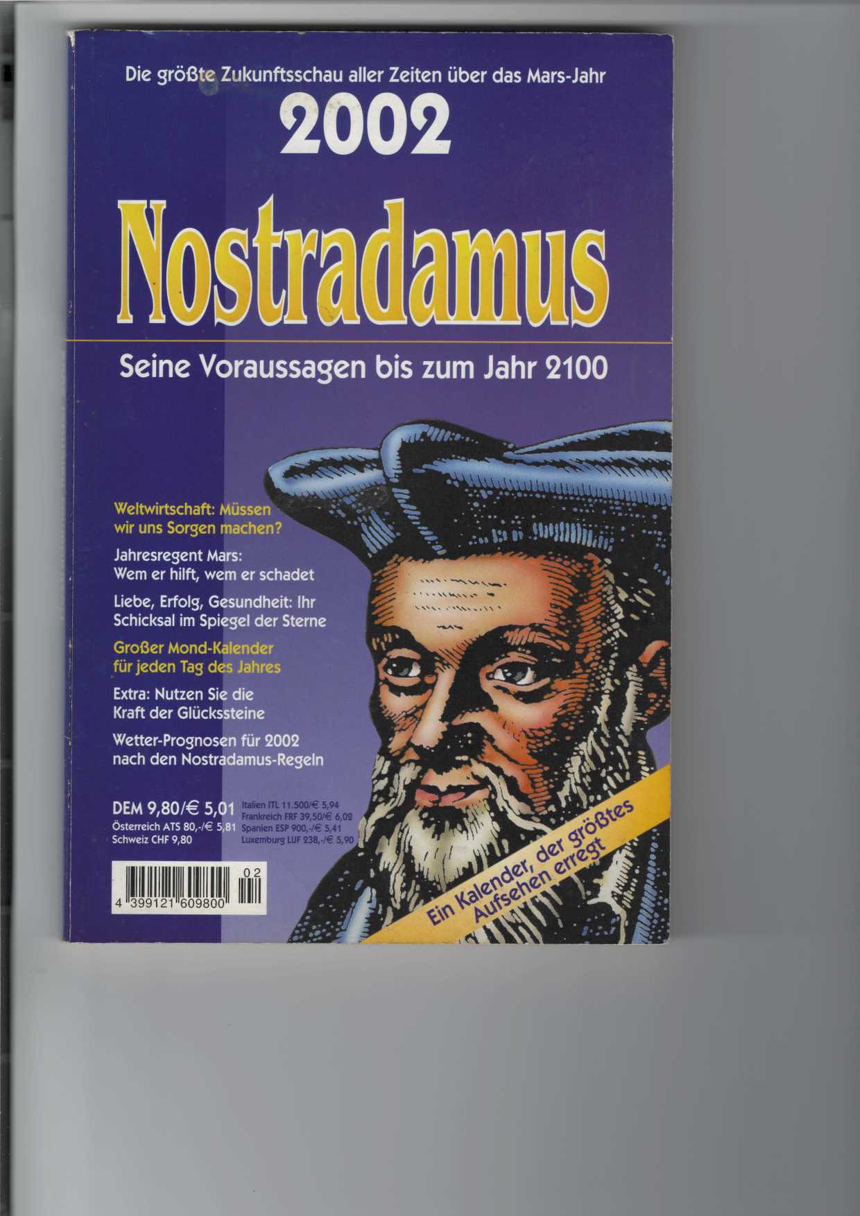   Nostradamus-Kalender 2002. 