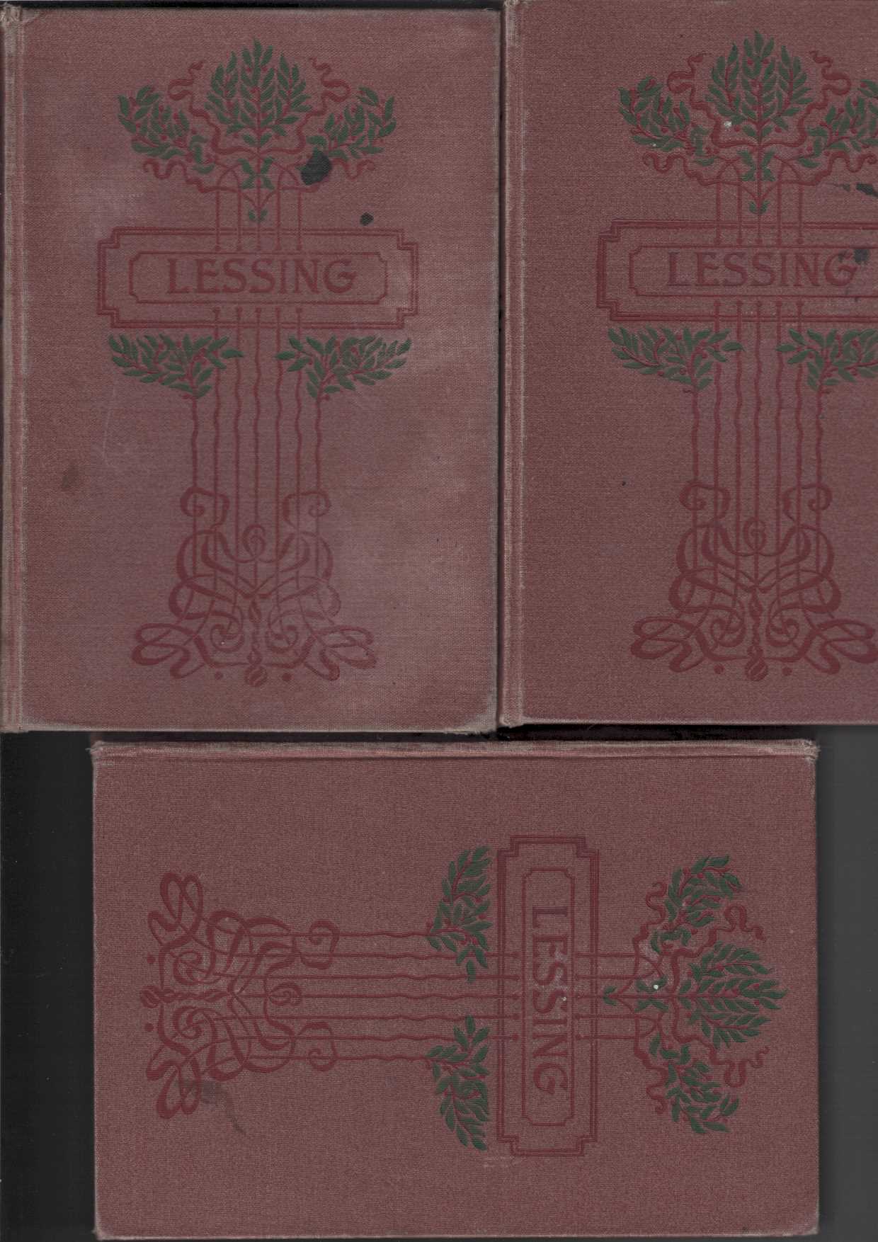 G. E. Lessings Gesammelte Werke in drei (3) Bänden.