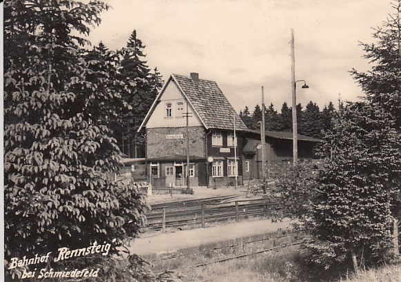   AK Bahnhof Rennsteig bei Schmiedefeld 