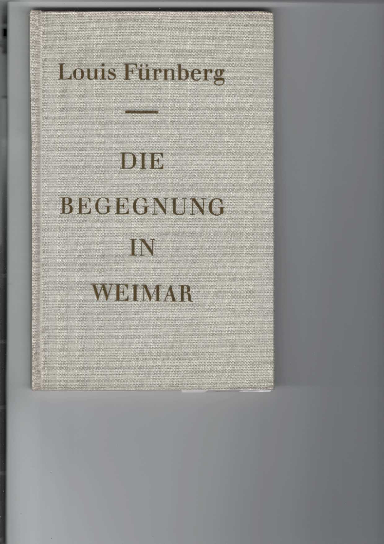 Die Begegnung in Weimar.