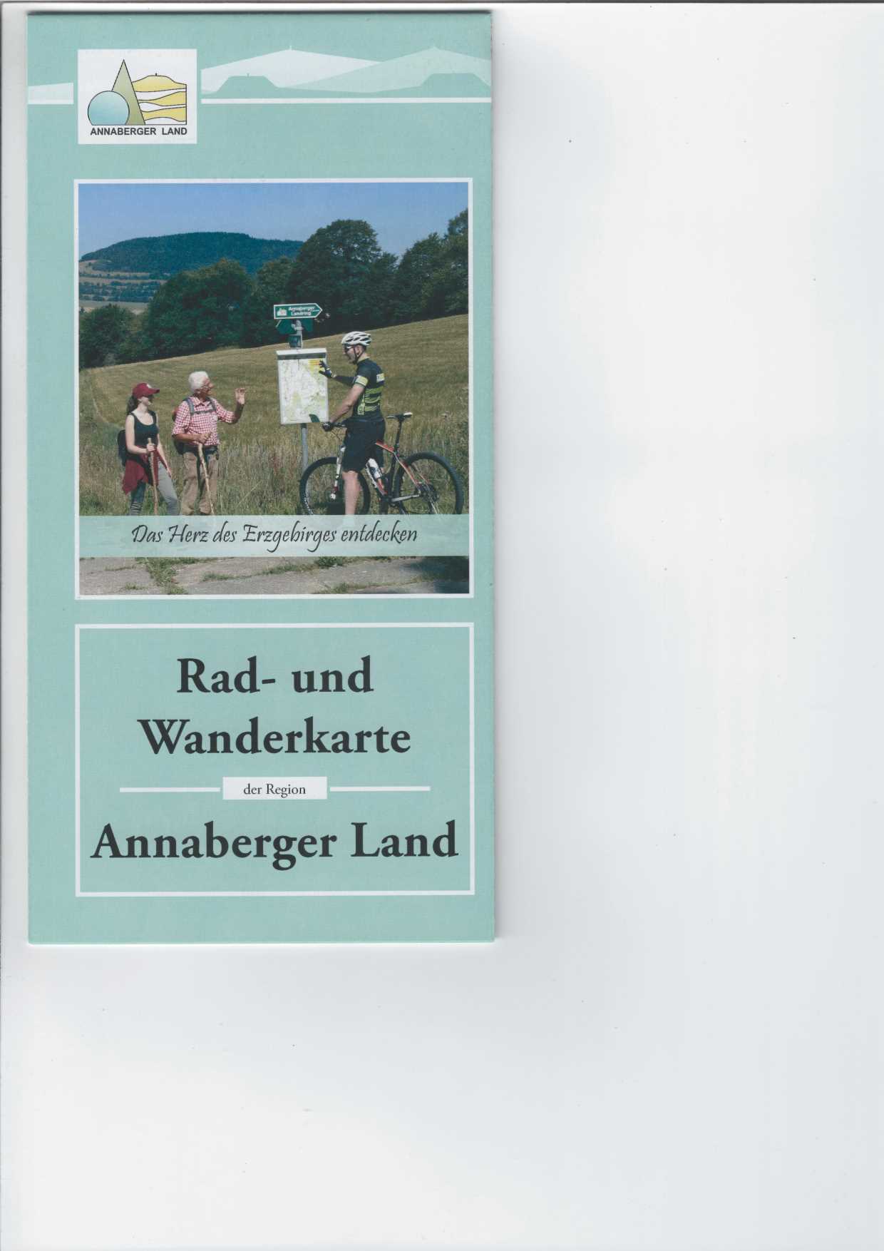   Rad- und Wanderkarte der Region Annaberger Land. 